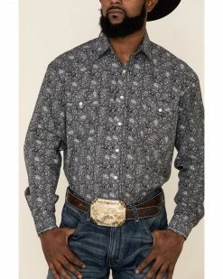 Rough Stock By Panhandle Men's Atalaya Stretch Paisley Print Long Sleeve Western Shirt Black 10 Rough Stock By Panhandle Men's Atalaya Stretch Paisley Print Long Sleeve Western Shirt Black -Panhandle shop 2000324136 001 P3
