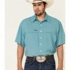 Panhandle Men's Jade Geo Print Competition Short Sleeve Western Shirt Green 2 Panhandle Men's Jade Geo Print Competition Short Sleeve Western Shirt Green -Panhandle shop 2000334175 300 P1