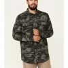 Panhandle Men's Camo Print Performance Long Sleeve Snap Western Shirt Olive 1 Panhandle Men's Camo Print Performance Long Sleeve Snap Western Shirt Olive -Panhandle shop 2000340346 341 P1