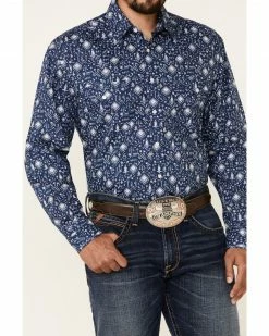 Rough Stock By Panhandle Men's Navy Southwestern Geo Print Short Sleeve Snap Western Shirt 9 Rough Stock By Panhandle Men's Navy Southwestern Geo Print Short Sleeve Snap Western Shirt -Panhandle shop 2000341178 410 P3