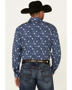 Rough Stock By Panhandle Men's Navy Southwestern Geo Print Short Sleeve Snap Western Shirt 10 Rough Stock By Panhandle Men's Navy Southwestern Geo Print Short Sleeve Snap Western Shirt -Panhandle shop 2000341178 410 P4