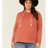 Panhandle Women's Rust Southwestern Embroidered Pullover Hoodie - Plus Rust Copper -Panhandle shop 2000344976 220 P1