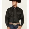 Rough Stock By Panhandle Men's Charcoal Tonal Southwestern Print Long Sleeve Snap Western Shirt 1 Rough Stock By Panhandle Men's Charcoal Tonal Southwestern Print Long Sleeve Snap Western Shirt -Panhandle shop 2000345096 022 P1