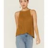 Panhandle Women's Halter Sweater Knit Mustard Tank 1 Panhandle Women's Halter Sweater Knit Mustard Tank -Panhandle shop 2000360490 702 P1