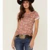 Panhandle Women's Allover Desert Print Graphic Tee -Panhandle shop 2000360496 220 P1