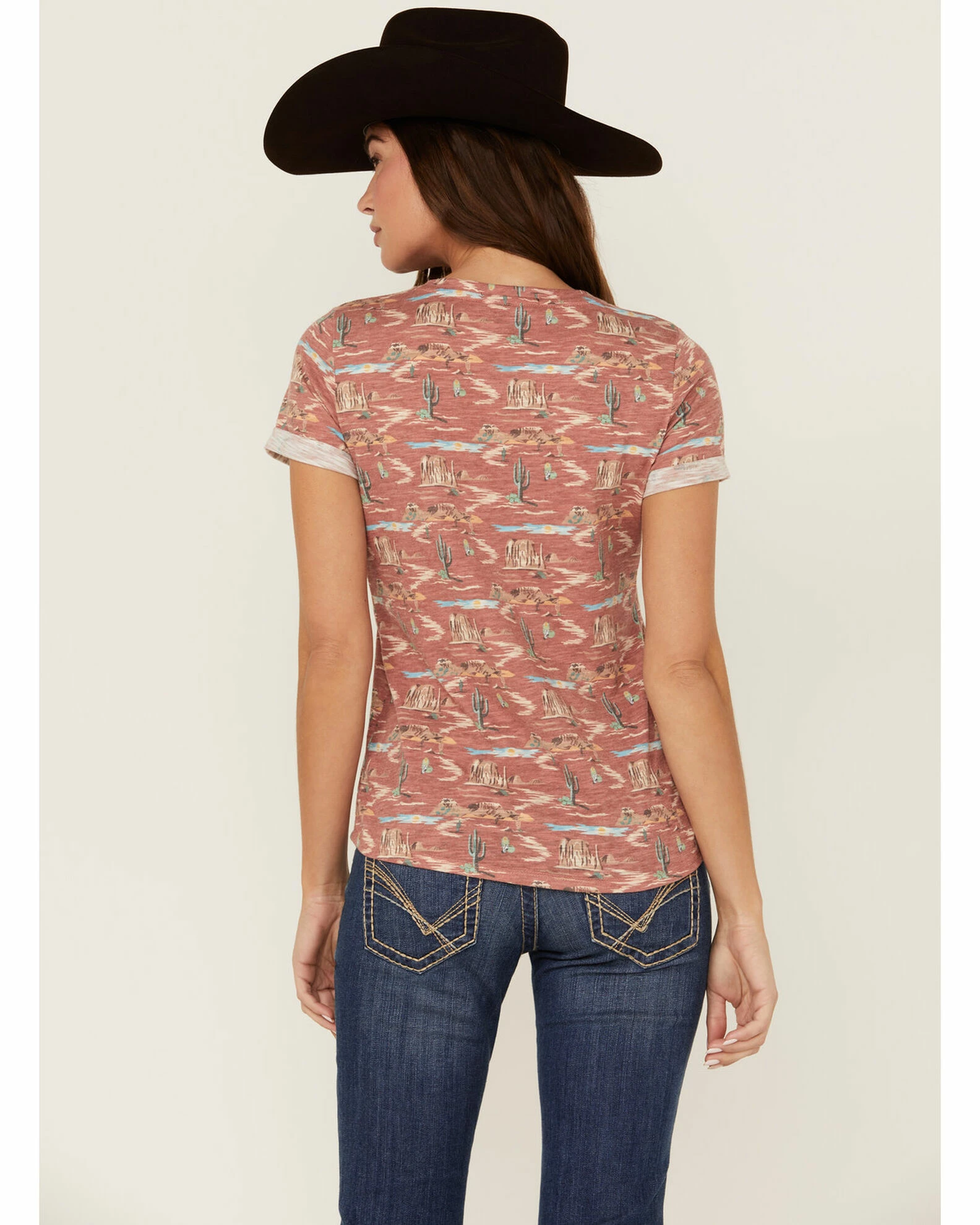 Panhandle Women's Allover Desert Print Graphic Tee 5 Panhandle Women's Allover Desert Print Graphic Tee - Image 3