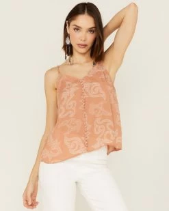 Panhandle Women's Boot Stitch Print Cami 