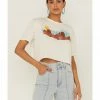 Panhandle Women's Desert Ivory Graphic Cropped Boxy Tee 1 Panhandle Women's Desert Ivory Graphic Cropped Boxy Tee -Panhandle shop 2000360502 103 P1