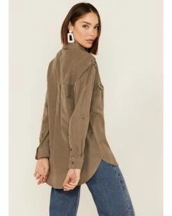 Panhandle Women's Olive Embroidered Studded Long Sleeve Shirt 10 Panhandle Women's Olive Embroidered Studded Long Sleeve Shirt -Panhandle shop 2000360504 341 P4