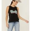 Panhandle Women's Howdy Graphic Muscle Tank Top  -Panhandle shop 2000360509 001 P1