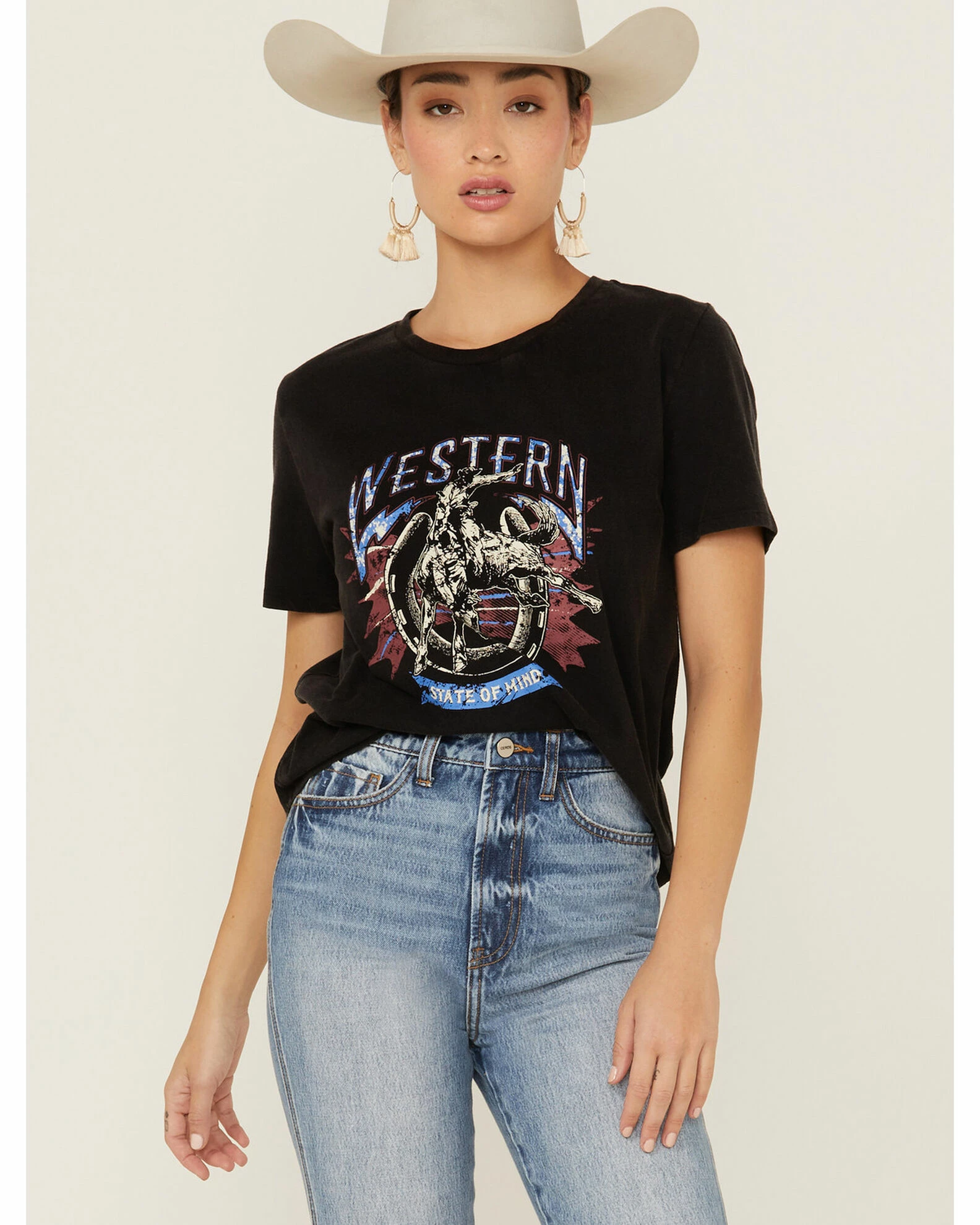 Panhandle Women's Western Graphic Short Sleeve Boyfriend Tee 3 Panhandle Women's Western Graphic Short Sleeve Boyfriend Tee