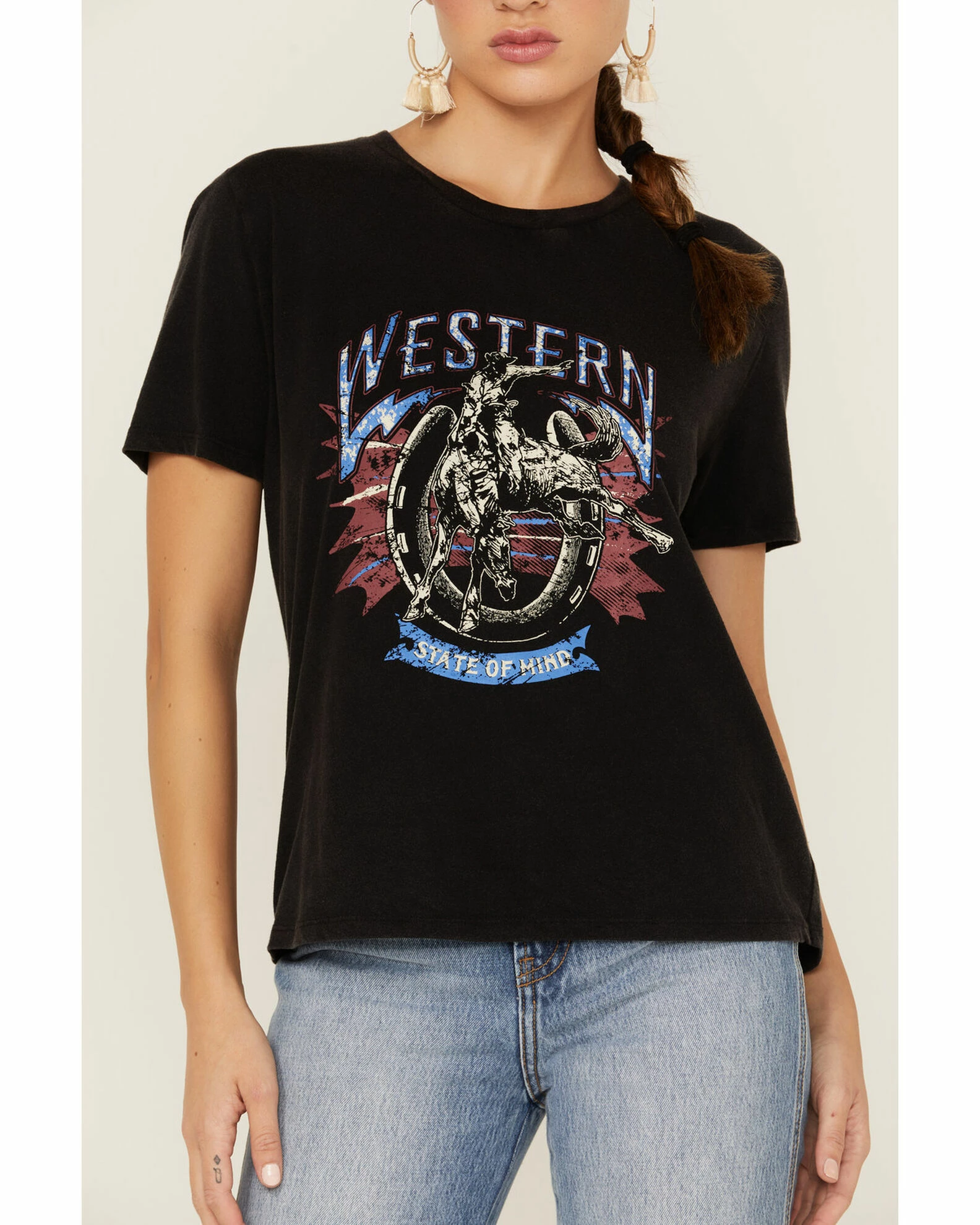 Panhandle Women's Western Graphic Short Sleeve Boyfriend Tee 4 Panhandle Women's Western Graphic Short Sleeve Boyfriend Tee - Image 2