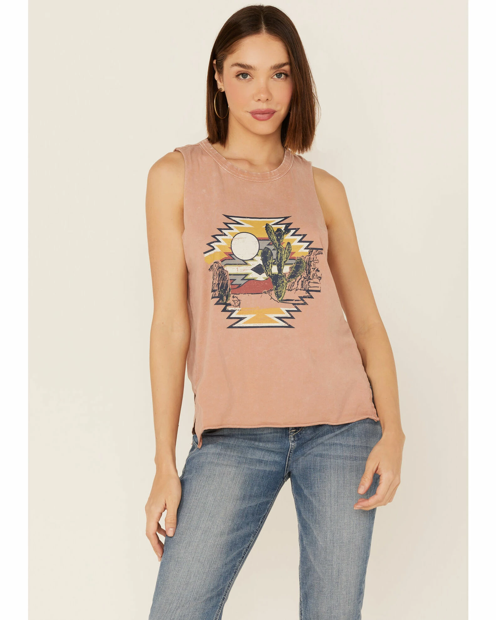 Panhandle Women's Desert Graphic Muscle Tank 3 Panhandle Women's Desert Graphic Muscle Tank