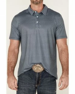 Panhandle Men's Geo Print Performance Short Sleeve Polo Shirt  -Panhandle shop 2000360701 410 P3