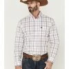 Panhandle Select Men's Red Plaid Long Sleeve Button-Down Western Shirt 2 Panhandle Select Men's Red Plaid Long Sleeve Button-Down Western Shirt -Panhandle shop 2000360741 600 P1