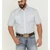 Rough Stock By Panhandle Men's Mini Southwestern Print Short Sleeve Snap Western Shirt Blue 2 Rough Stock By Panhandle Men's Mini Southwestern Print Short Sleeve Snap Western Shirt Blue -Panhandle shop 2000360754 400 P1