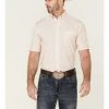 Rough Stock By Panhandle Men's Orange Pinstripe Short Sleeve Button-Down Western Shirt  -Panhandle shop 2000360760 800 P1