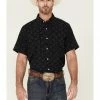 Panhandle Men's Performance Paisley Charcoal Print Short Sleeve Button-Down Western Shirt 2 Panhandle Men's Performance Paisley Charcoal Print Short Sleeve Button-Down Western Shirt -Panhandle shop 2000360767 022 P1