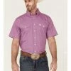 Panhandle Select Men's Geo Print Dark Orchid Short Sleeve Button-Down Western Shirt Purple 1 Panhandle Select Men's Geo Print Dark Orchid Short Sleeve Button-Down Western Shirt Purple -Panhandle shop 2000360770 500 P1