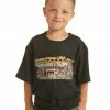 Panhandle Boys' Desert Scene Graphic T-Shirt Black