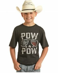 Panhandle Boys' Pow Pow Graphic T-Shirt