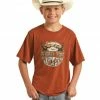 Panhandle Boys' Rodeo Time Graphic T-Shirt Orange 1 Panhandle Boys' Rodeo Time Graphic T-Shirt Orange -Panhandle shop 2000360985 800 P1