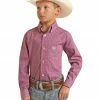 Panhandle Boys' Poplin Print Button Shirt Purple -Panhandle shop 2000360991 500 P1