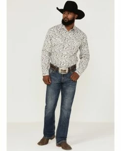Rough Stock By Panhandle Men's Paisley Print Snap Western Shirt  -Panhandle shop 2000361593 200 P2