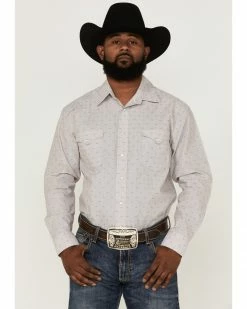 Rough Stock By Panhandle Men's Dobby Stripe Snap Western Shirt  Beige/khaki -Panhandle shop 2000361594 250 P1 1