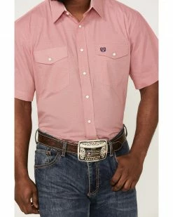 Panhandle Select Men's Geo Print Short Sleeve Snap Western Shirt  -Panhandle shop 2000361600 600 P3