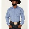 Rough Stock By Panhandle Men's Dobby Long Sleeve Snap Western Shirt  -Panhandle shop 2000367843 400 P1