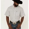Panhandle Men's Performance Geo Print Short Sleeve Button-Down Western Shirt Black -Panhandle shop 2000367862 001 P1