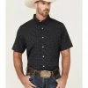 Panhandle Men's Performance Longhorn Print Short Sleeve Button-Down Western Shirt 2 Panhandle Men's Performance Longhorn Print Short Sleeve Button-Down Western Shirt -Panhandle shop 2000367868 001 P1