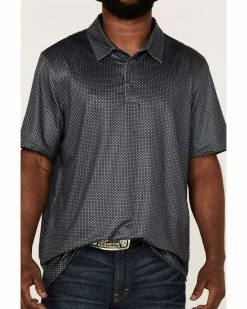 Panhandle Men's Performance Geo Print Polo Shirt  Black -Panhandle shop 2000367894 001 P3