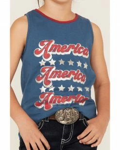 Panhandle Girls' Americana Tank Top -Panhandle shop 2000368063 410 P3