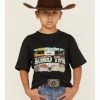 Panhandle Boys' Dale Brisby Rodeo Time Graphic T-Shirt Black -Panhandle shop 2000368086 001 P1