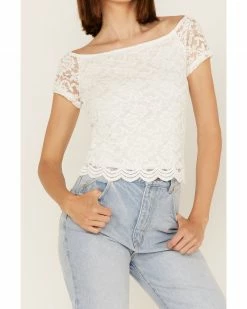 Panhandle Women's Off Shoulder Lace Top -Panhandle shop 2000368494 100 P3