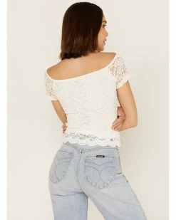 Panhandle Women's Off Shoulder Lace Top -Panhandle shop 2000368494 100 P4