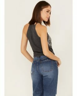 Panhandle Women's Bandana Print Tank Top Black -Panhandle shop 2000368499 001 P4