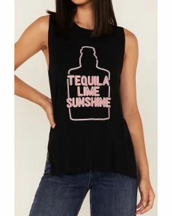 Panhandle Womens Tequila Lime Sunshine Graphic Tank Top For Women's -Panhandle shop 2000368522 001 P3