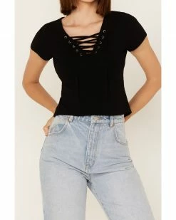 Panhandle Women's Lace Up Top 8 Panhandle Women's Lace Up Top -Panhandle shop 2000368534 001 P3