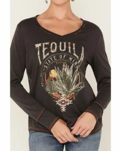 Panhandle Women's Tequila State Of Mind Graphic Long Sleeve Tee -Panhandle shop 2000375622 001 P3