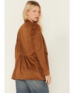 Panhandle Women's Faux Suede Eyelet Lace Cascade Jacket -Panhandle shop 2000375662 280 P4