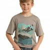 Panhandle Boys' Grey Mountain Graphic Short Sleeve T-shirt -Panhandle shop 2000381296 020 P1